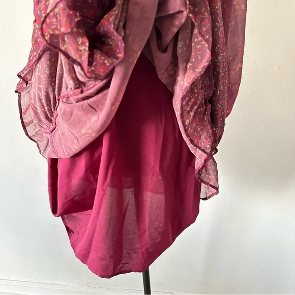 Boho Senlis Midi Floral Dress Small - Picture 10 of 16